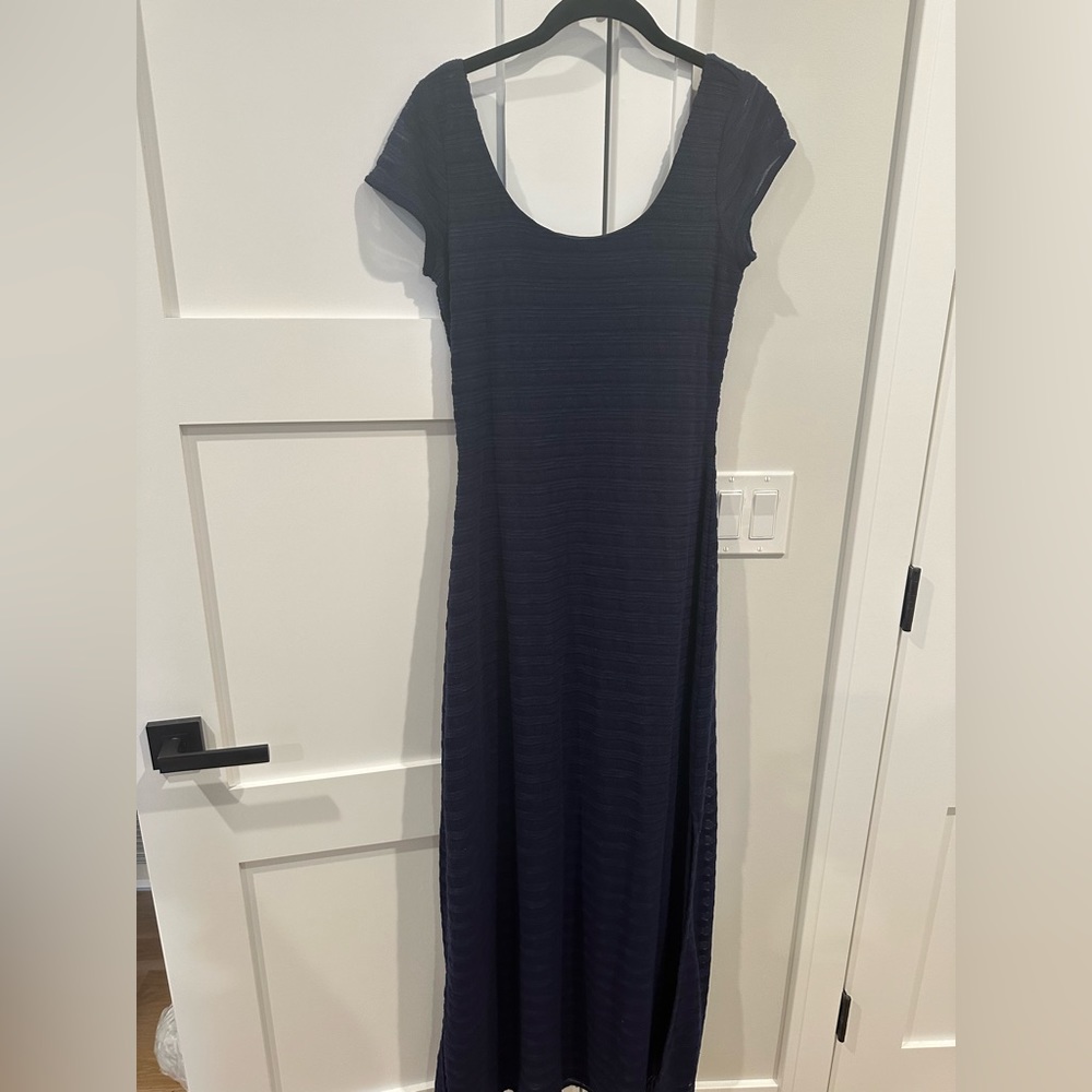 Lilly Pulitzer maxi dress navy blue medium